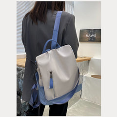 Women’s Leather Convertible Backpack Purse – Anti - Theft Travel Daypack & Shoulder Bag - VOTVO