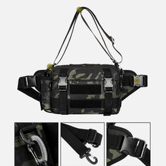 Large Camo Tactical Bag for Sports | Nylon Crossbody Bag Waist Bag - VOTVO