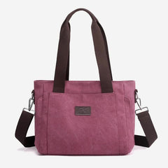 Women's Canvas Tote Shoulder Handbag – Casual Crossbody Purse Work Bag - VOTVO