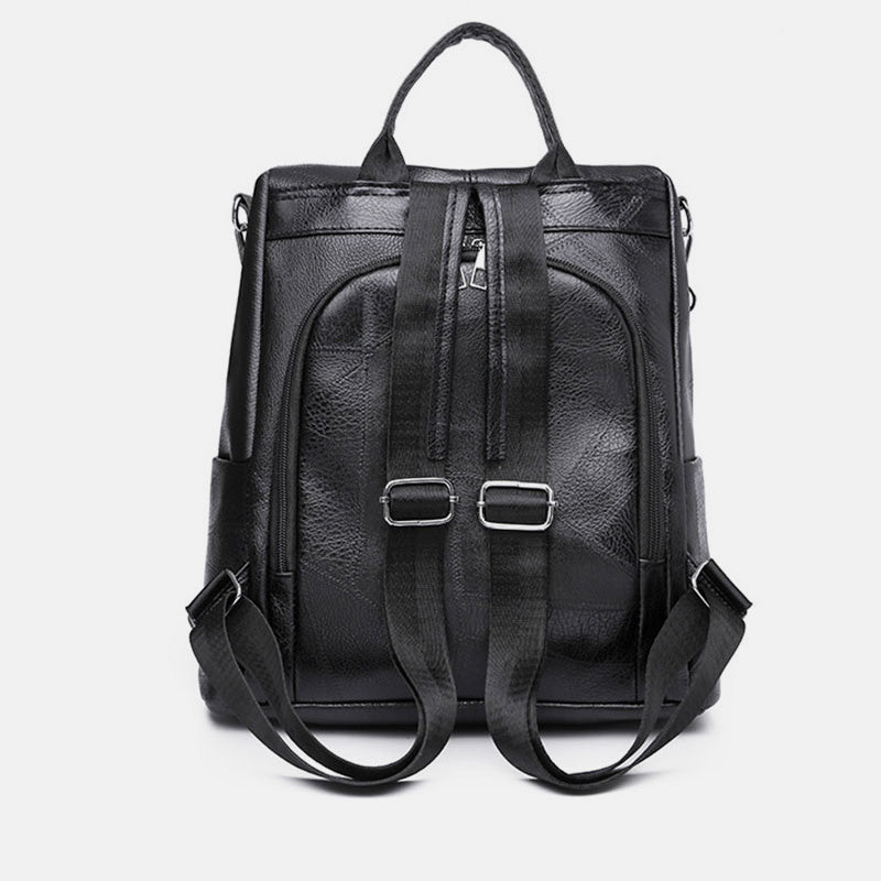 Women’s Leather Convertible Backpack Purse – Anti - Theft Travel Daypack & Shoulder Bag - VOTVO