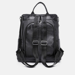 Women’s Leather Convertible Backpack Purse – Anti - Theft Travel Daypack & Shoulder Bag - VOTVO