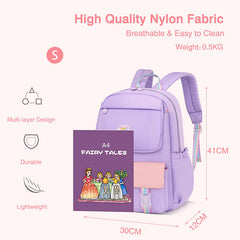 Waterproof Lightweight Large-Capacity College Backpack – Cute & Comfortable School Bag