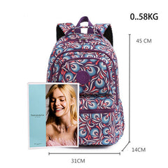 Travel Laptop Backpack for Women & Girls - Casual Durable Daypack College Bookbag