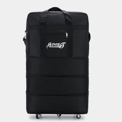 Multifunctional Large Capacity Rolling Tote Crossbody Handbag for Travel – Versatile Nylon Tote Bag