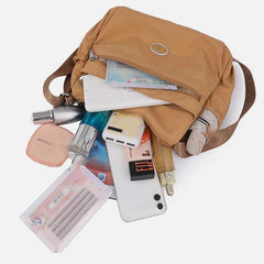 Multiple Color Crossbody Purse for Women - Large Nylon Commuter Bag - VOTVO