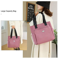 Lightweight, waterproof nylon shoulder bag