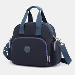 3 - Way Use Backpack with USB Charging Port – Versatile Nylon Travel & School Bag for Women - VOTVO