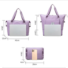Waterproof foldable travel bag