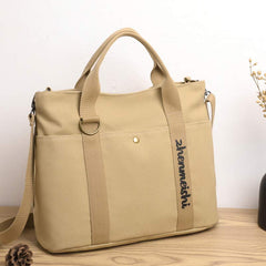 Reusable Water-Resistant Canvas Tote Bag – Versatile Crossbody Shoulder Bag