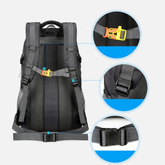 Backpack For Men – Outdoor Mountaineering Hiking Lightweight Multi - Functional Backpack - VOTVO