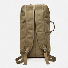 Men’s Large Capacity Canvas Backpack for Sports & Travel