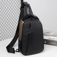 Waterproof Sling Bag for Men – Multi - Functional Chest Bag with USB Charging Port for Hiking, Cycling, and Travel - VOTVO