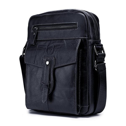 Borsa a tracolla Bull Captain in vera pelle: elegante e pratica per l'uso quotidiano, i viaggi e il lavoro