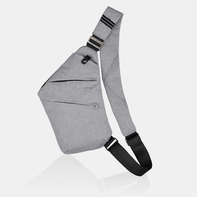 Borsa a tracolla antifurto impermeabile per uomo - Elegante borsa a tracolla da petto