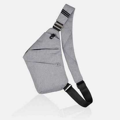 Borsa a tracolla antifurto impermeabile per uomo - Elegante borsa a tracolla da petto
