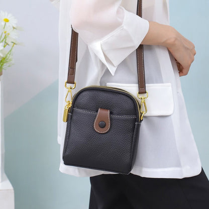Borsa a tracolla Charlotte in vera pelle