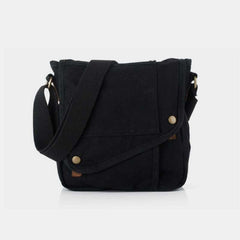 Small Canvas Messenger Bag – Casual Travel & Working Crossbody Shoulder Bag