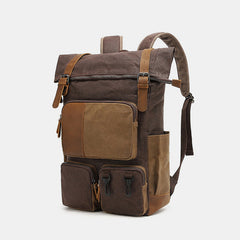 Vintage Canvas Backpack | Travel Laptop Backpack for Men & Women | School & College Backpack