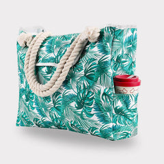 Summer Beach Bag for Women | Printing Canvas Large Capacity Handbag