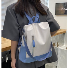 Women’s Leather Convertible Backpack Purse – Anti-Theft Travel Daypack & Shoulder Bag