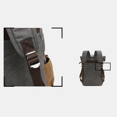 Vintage Canvas Backpack | Travel Laptop Backpack for Men & Women | School & College Backpack - VOTVO