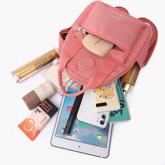 Pure Color Large Capacity Backpack for Women | Leisure Travel & Daily Use