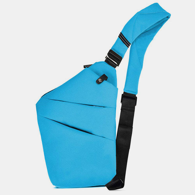Borsa a tracolla antifurto impermeabile per uomo - Elegante borsa a tracolla da petto