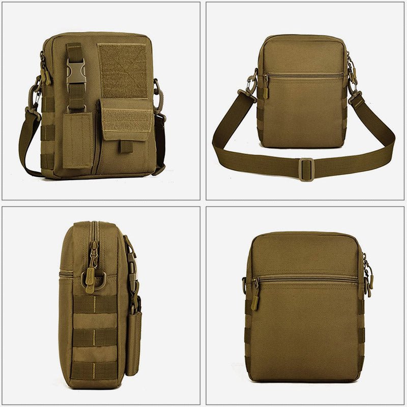 Waterproof Casual Outdoor Messenger Bag for Men – Adjustable Strap, Zipper Closure - VOTVO