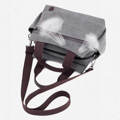 Women's Canvas Hobo Handbag – Multi-Pocket Shoulder Tote & Crossbody Bag