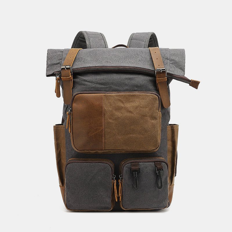 Vintage Canvas Backpack | Travel Laptop Backpack for Men & Women | School & College Backpack - VOTVO