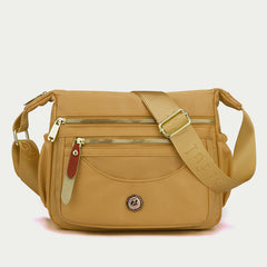 Women’s Minimalist Nylon Crossbody Bag – Water-Resistant Lightweight Daypack