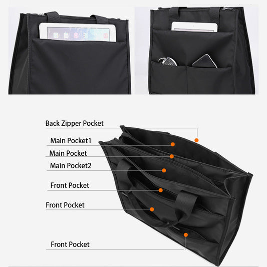 Unisex Lightweight Multi - Pocket Waterproof Tote Bag – Ideal for Daily Use, Travel & Business - VOTVO