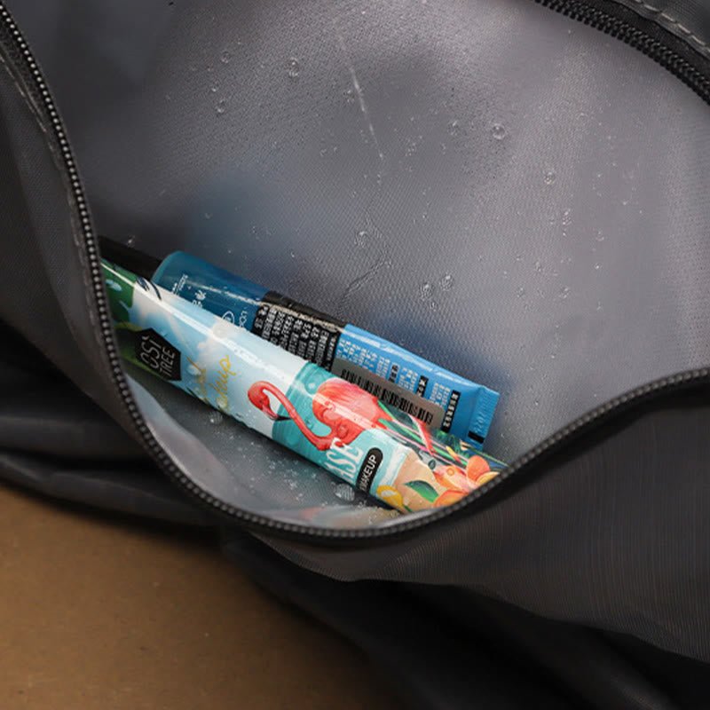 Tote Bag for Travel with Pull Rod & Oblique Folding Storage – Large Capacity Nylon Travel Sleeve - VOTVO