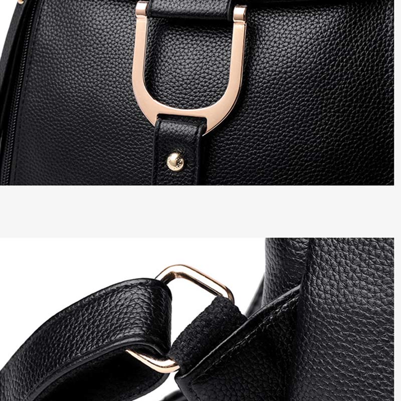 Zaino da donna – Borsa da viaggio multitasche in pelle PU