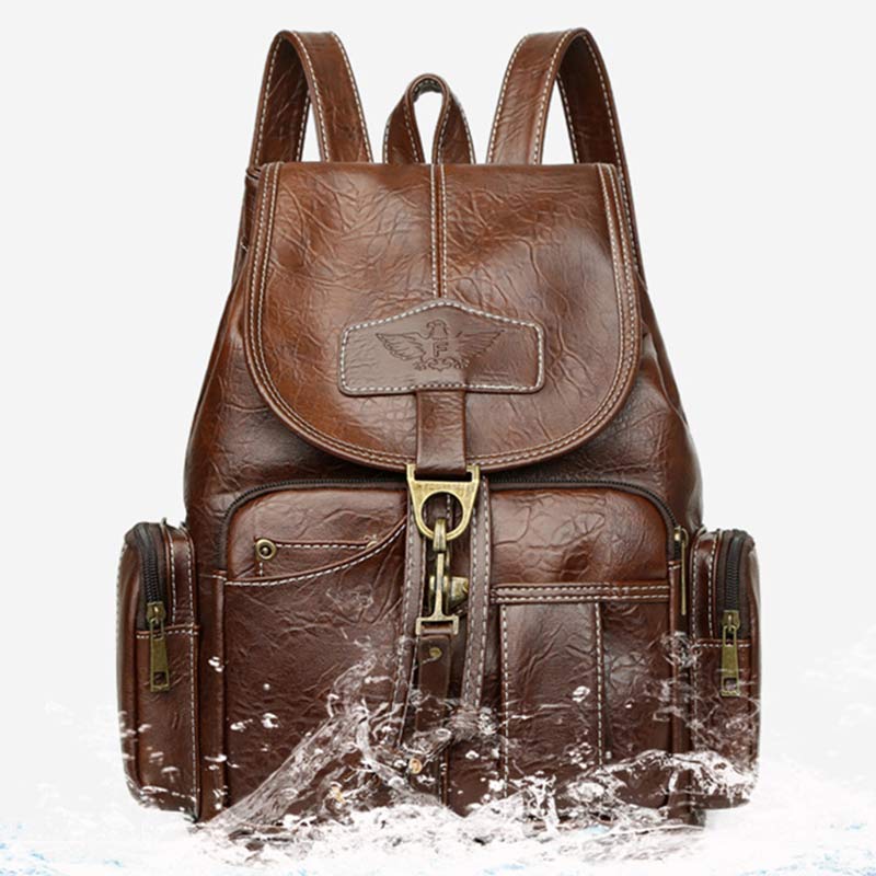 Vegan Leather Backpack for Women – Vintage Casual Daypack Purse for Ladies & Girls - VOTVO