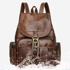 Vegan Leather Backpack for Women – Vintage Casual Daypack Purse for Ladies & Girls - VOTVO