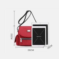 Waterproof Lightweight Large-Capacity Casual Crossbody Bag for Women
