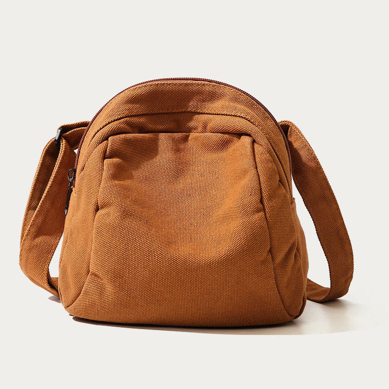 Borsa a tracolla casual da donna in tela, semplice borsa da viaggio