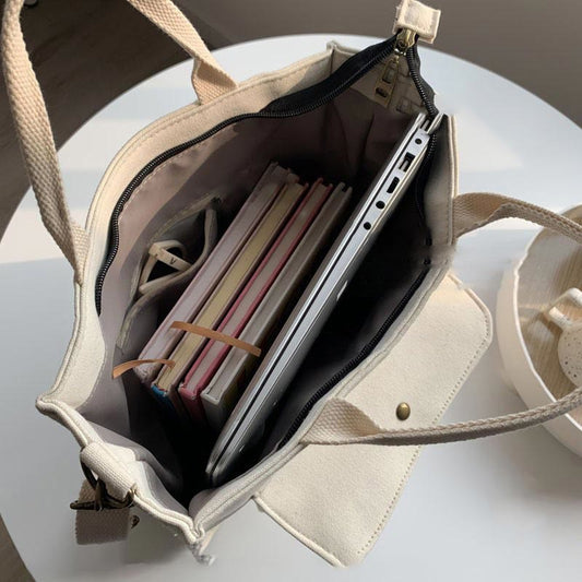 Vintage Corduroy Tote Bag for Women – Crossbody Handbag with Adjustable Strap for Daily Use, Travel, and Shopping