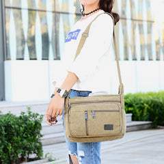 Umhängetasche für Herren | Vintage Outdoor Canvas Business Schultertasche