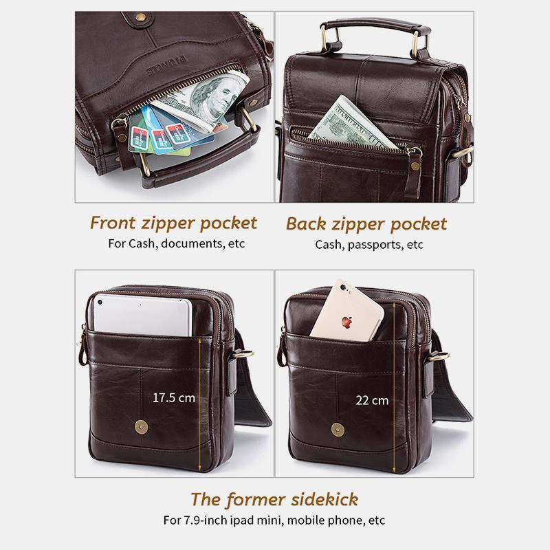 Vintage High Capacity Messenger Bag – A Timeless Classic for the Modern Man - VOTVO