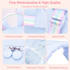 Waterproof Lightweight Large-Capacity College Backpack – Cute & Comfortable School Bag