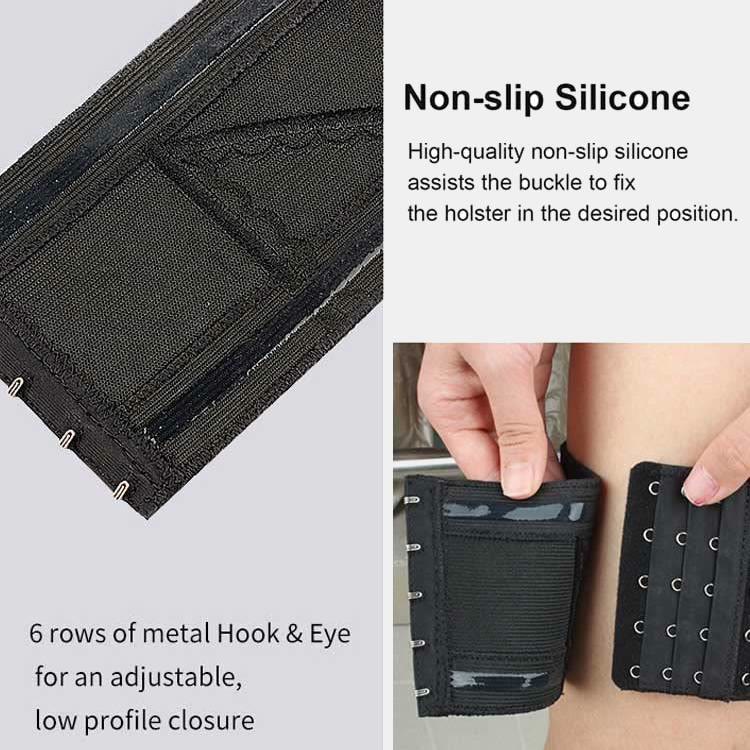 Women Invisible Thigh Holster – Drop Leg Holster with Magazine Pouches - VOTVO