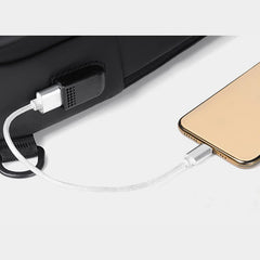 Waterproof Sling Bag for Men – Multi - Functional Chest Bag with USB Charging Port for Hiking, Cycling, and Travel - VOTVO