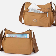 Multiple Color Crossbody Purse for Women - Large Nylon Commuter Bag - VOTVO