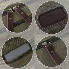 Retro Men’s Canvas Messenger Bag – Casual Crossbody Shoulder Purse