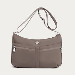 Solid Nylon Crossbody Bag for School & Travel – Simple & Stylish Purse