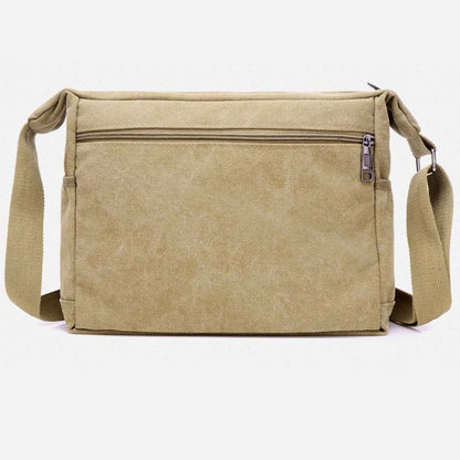 Borsa a tracolla da uomo | Borsa a tracolla vintage in tela per esterni