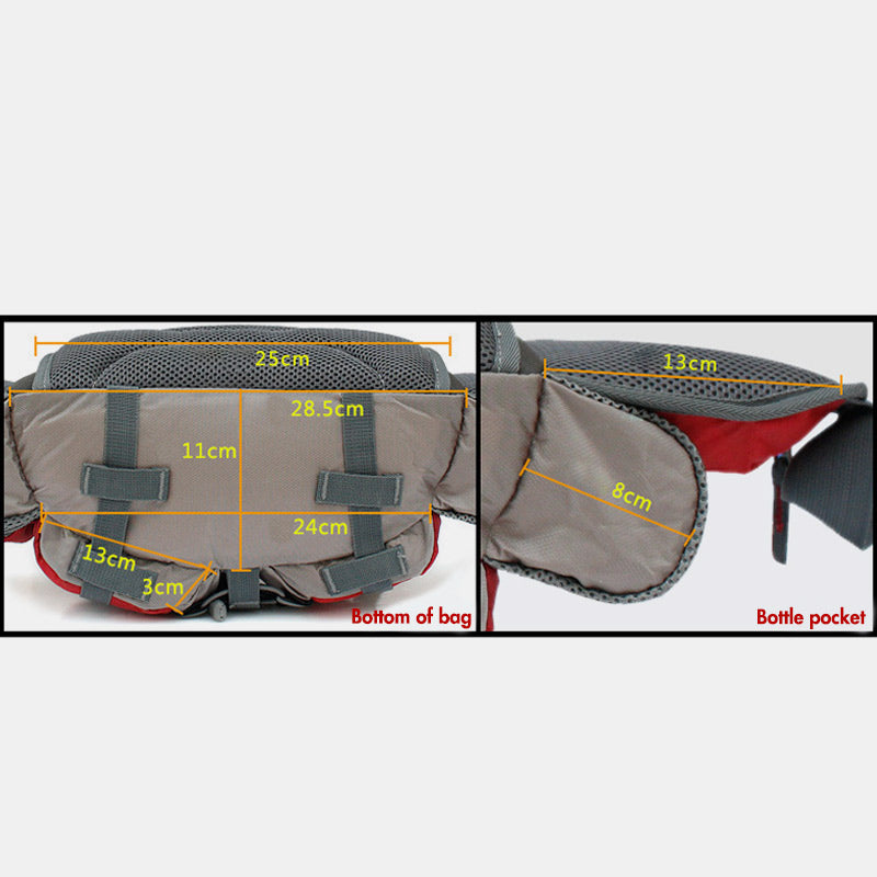 Riñonera de viaje impermeable 3 en 1: multifuncional y de gran capacidad para actividades al aire libre