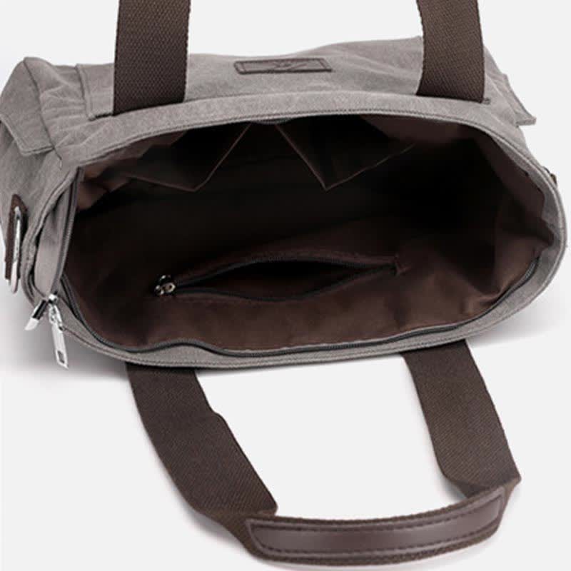 Women's Canvas Tote Shoulder Handbag – Casual Crossbody Purse Work Bag - VOTVO